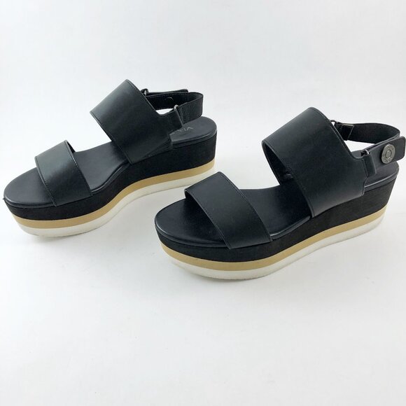 VIA SPIGA Neza Platform Leather Sporty Strappy Sandals 6.5 US/36.5 EU - Picture 5 of 12